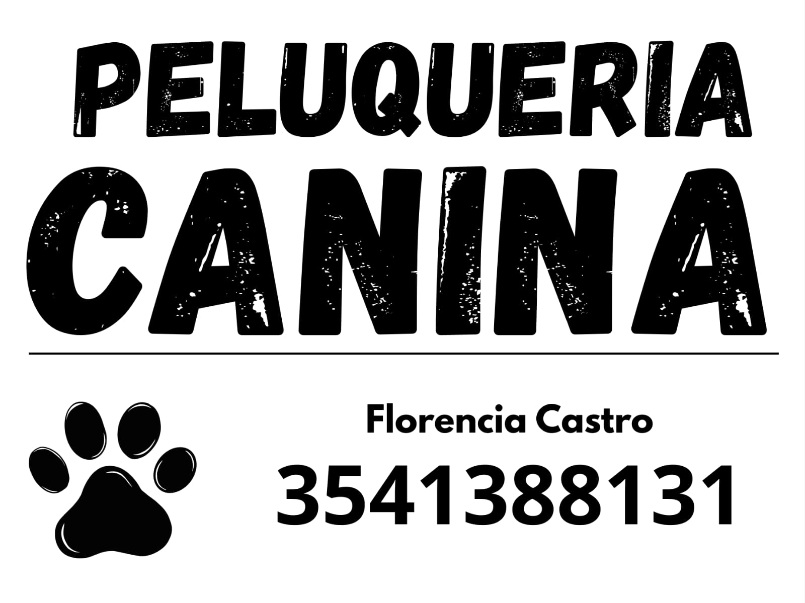 Logo de Florencia Peluquería Canina